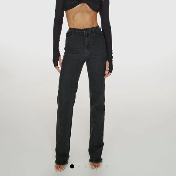 CULTNAKED Pants - NEW CULTNAKED Denim Killa Trousers Noir Black Size XL